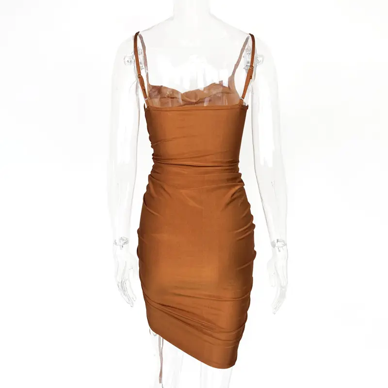 Women's Pink Drawstring Hip Skirt Dress 2025 — feature 22