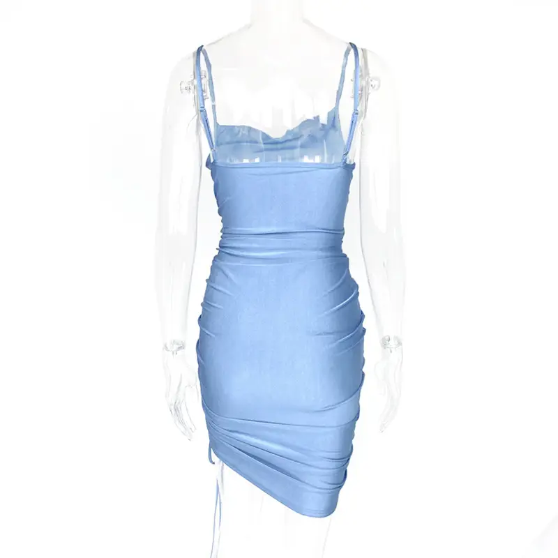 Women's Pink Drawstring Hip Skirt Dress 2025 — feature 25