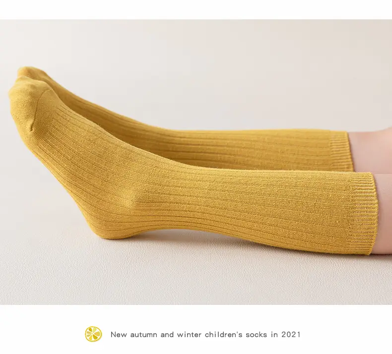 2025 Summer Double-Needle Stockings Green Cotton Baby Socks — feature 15