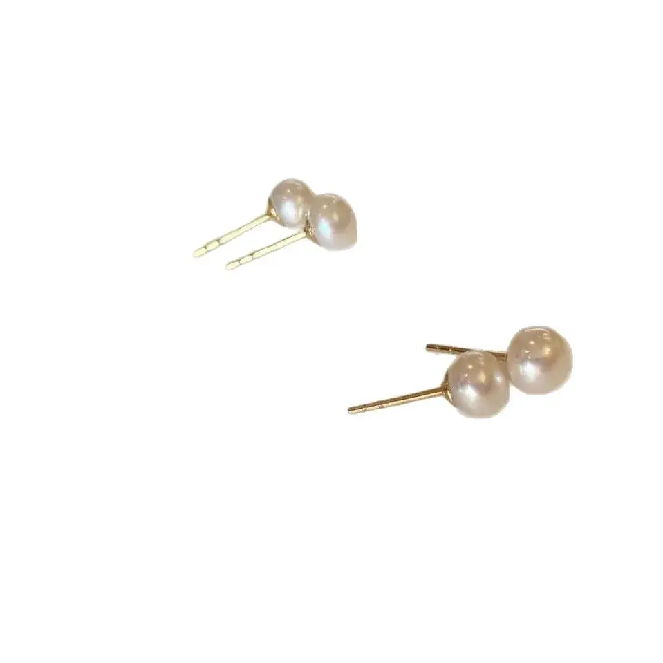 S925 Natural Pearl Earrings for Women
