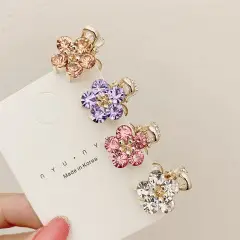Crystal Flower Side Hairpin for Women 2022 New — feature 2
