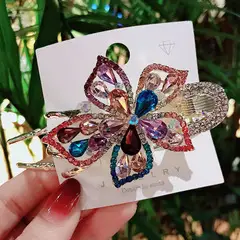Crystal Flower Side Hairpin for Women 2022 New — feature 4