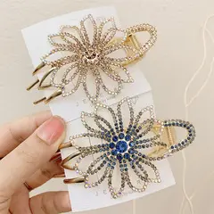 Crystal Flower Side Hairpin for Women 2022 New — feature 9