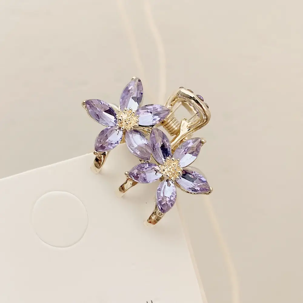 Crystal Flower Side Hairpin for Women 2022 New - Image 6