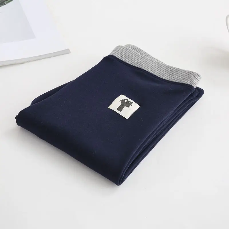 Women's Fleece Lined Warm Leggings Navy Blue