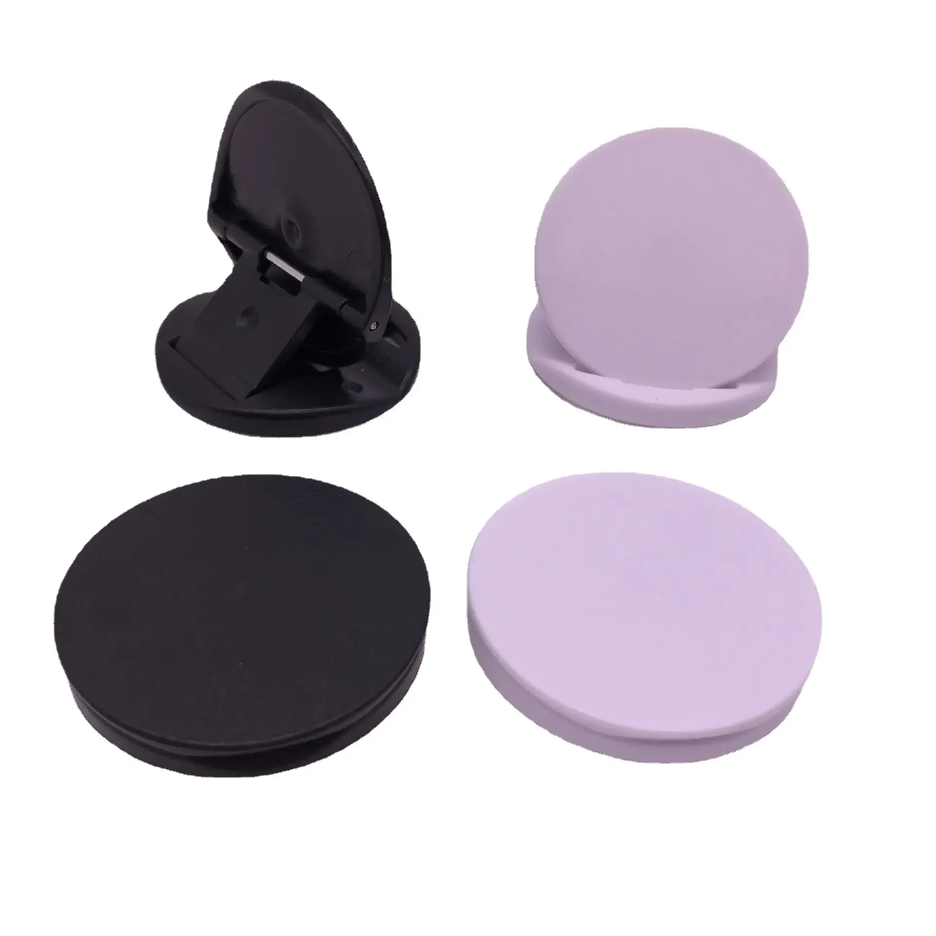 Mobile Phone Back Bracket ABS Plastic Purple Black - Image 3