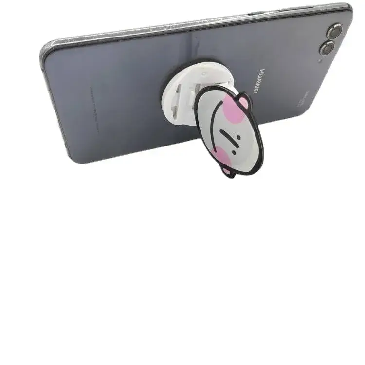 Mobile Phone Back Bracket ABS Plastic Purple Black - Image 6