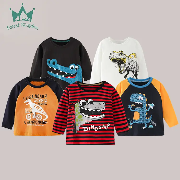 Kids Red Striped One Piece T-Shirt Long Sleeve Cotton - Image 19