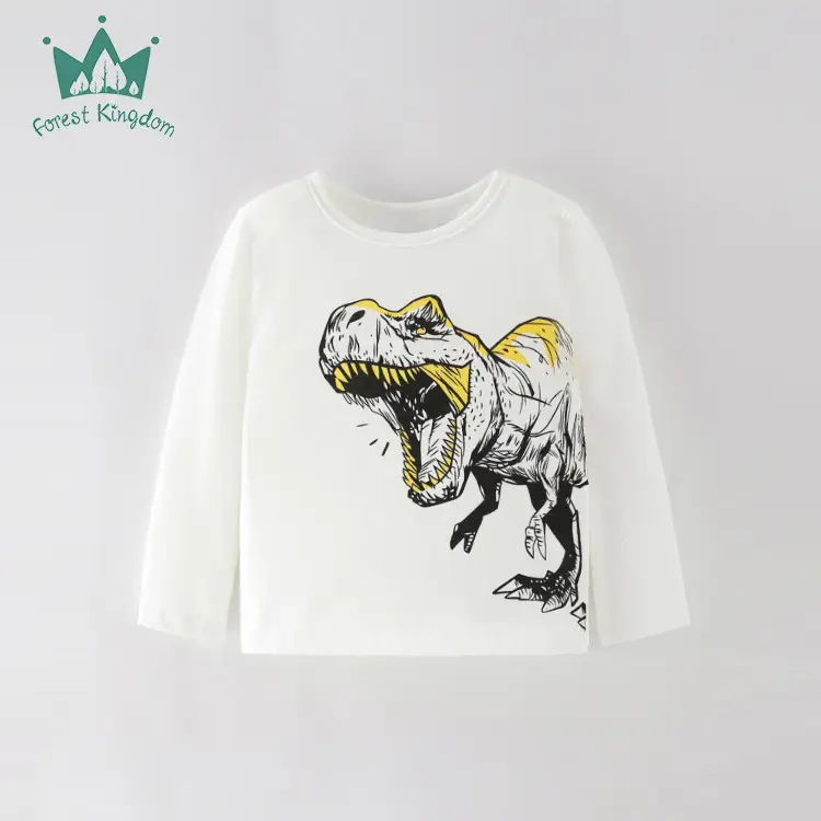 Kids Red Striped One Piece T-Shirt Long Sleeve Cotton - Image 2