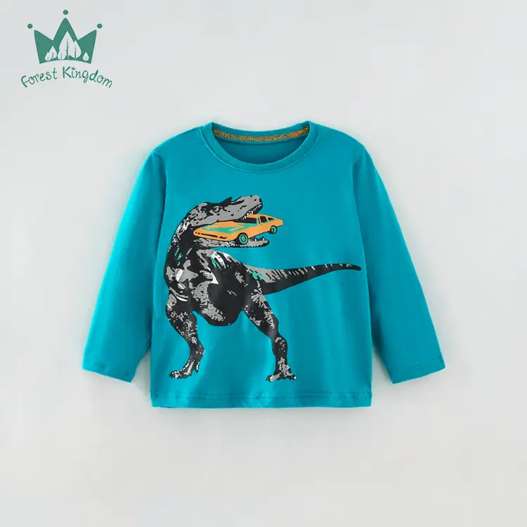 Kids Red Striped One Piece T-Shirt Long Sleeve Cotton - Image 5