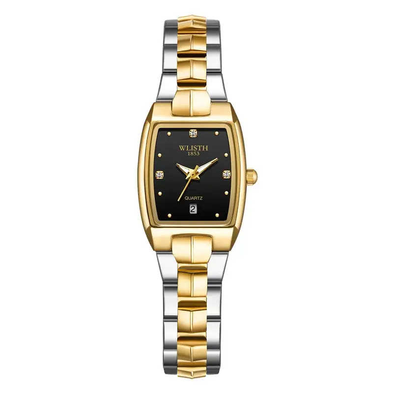 Walis Square Steel Band Luminous Quartz Watch - Image 5