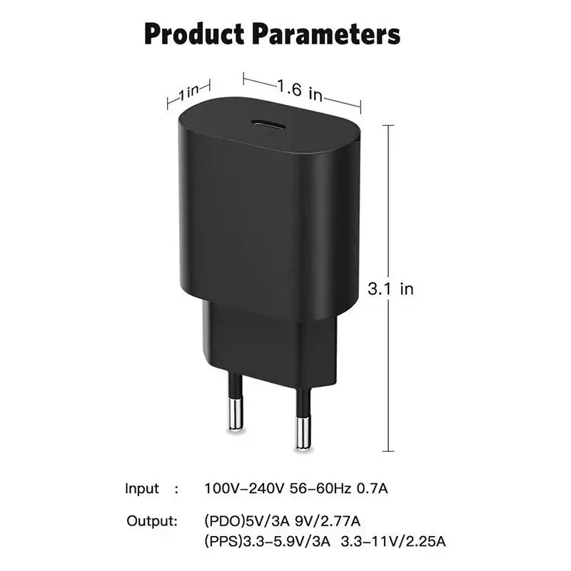 25W PD Fast Charging USB Type-C Cable