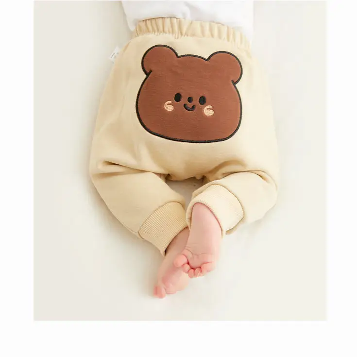 Baby Cotton Pants Big Fart Western Style Mid Waist - Image 18