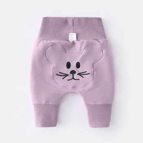Baby Cotton Pants Big Fart Western Style Mid Waist - Image 11