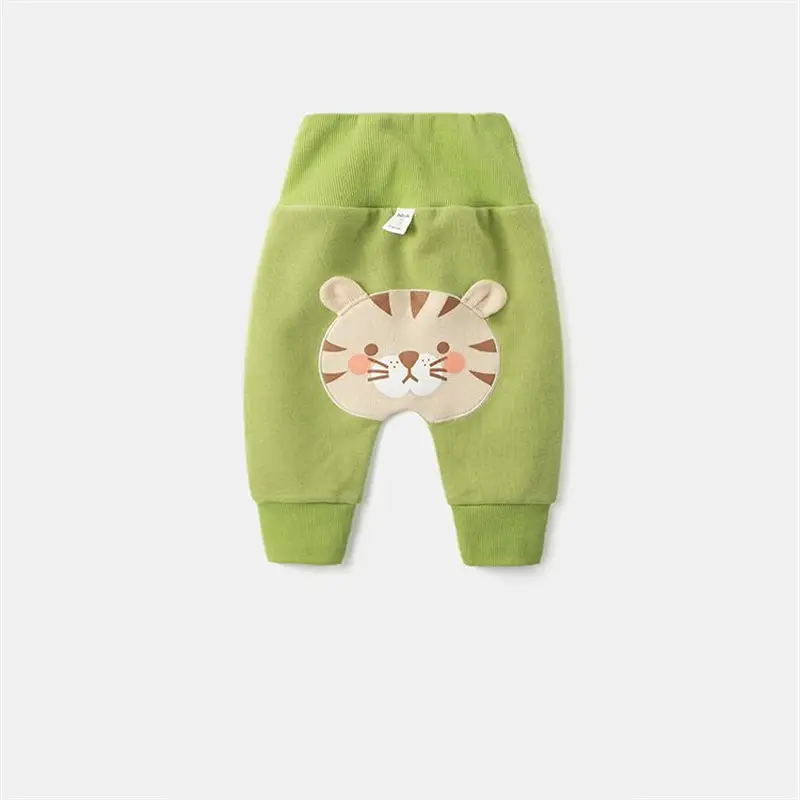 Baby Cotton Pants Big Fart Western Style Mid Waist - Image 2