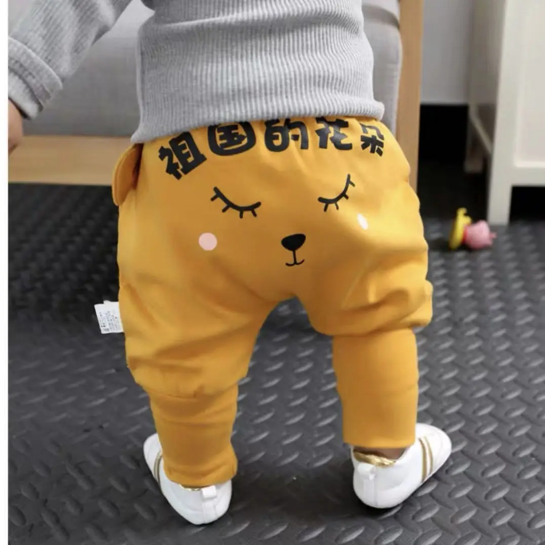 Baby Cotton Pants Big Fart Western Style Mid Waist - Image 7