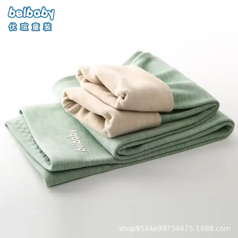 Belbaby Velvet Baby Long Pants Purple - Image 12