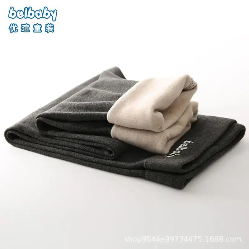 Belbaby Velvet Baby Long Pants Purple - Image 4