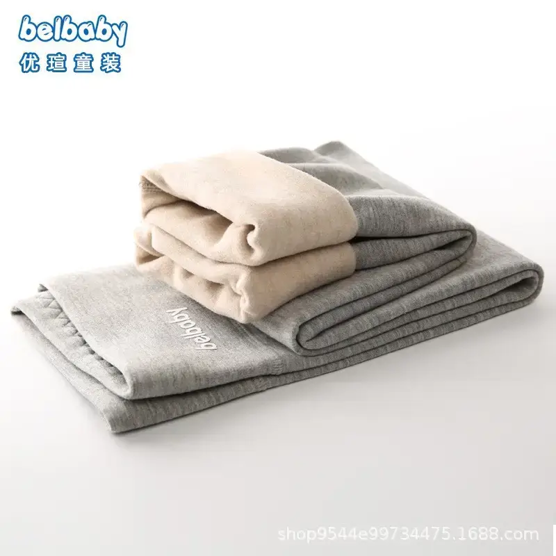 Belbaby Velvet Baby Long Pants Purple - Image 9