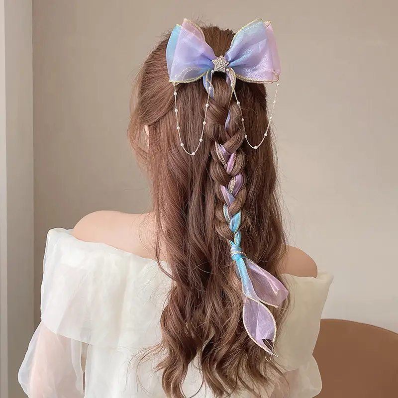Fairy Pearl Bow Hairband for Girls Women - Image 18
