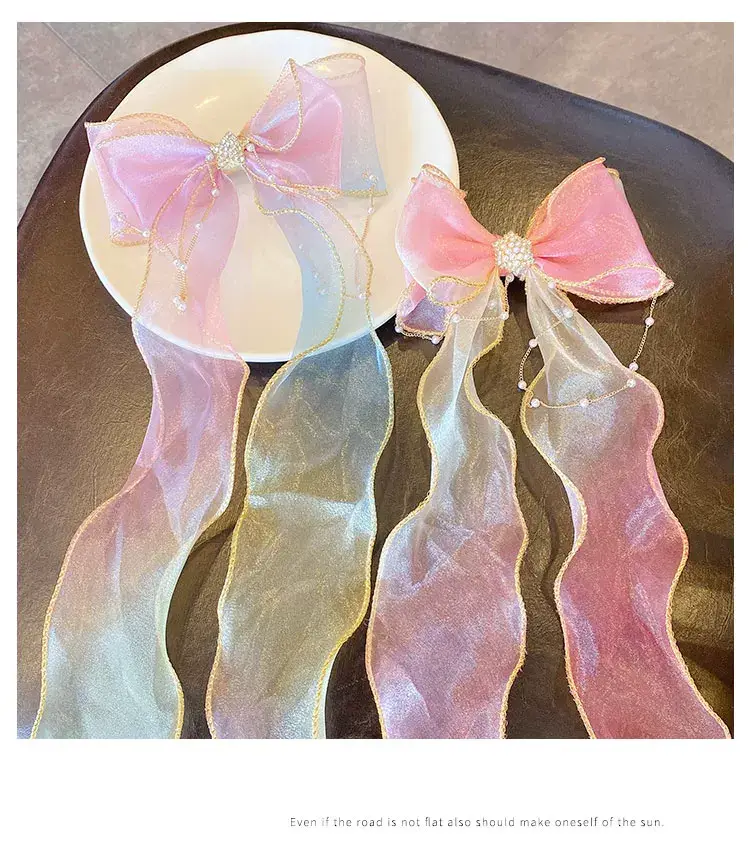 Fairy Pearl Bow Hairband for Girls Women — feature 10