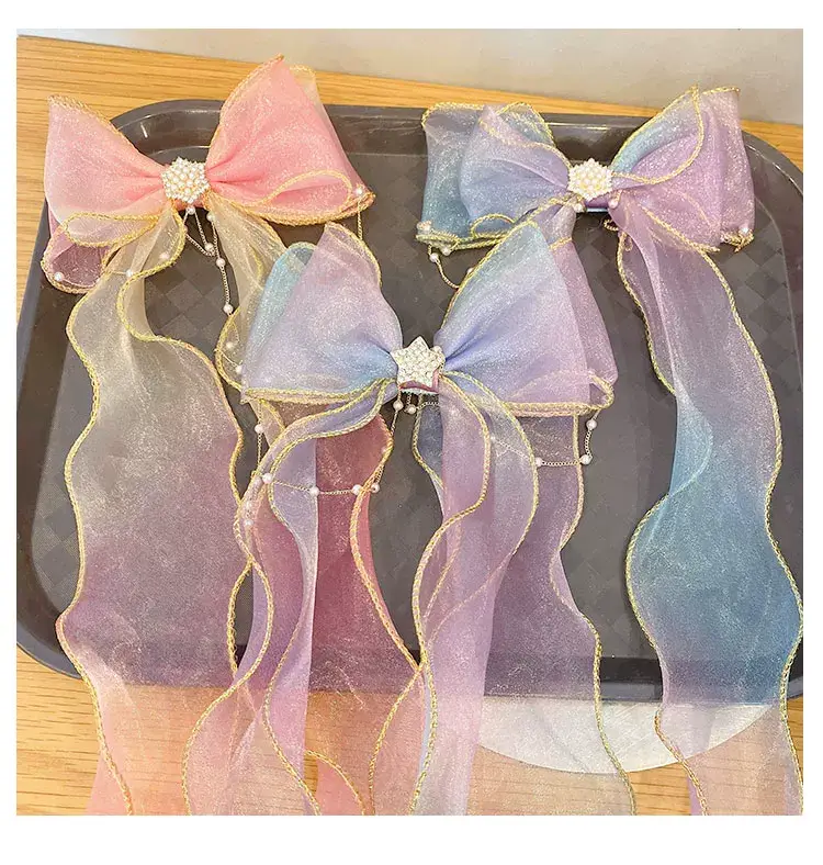 Fairy Pearl Bow Hairband for Girls Women — feature 11