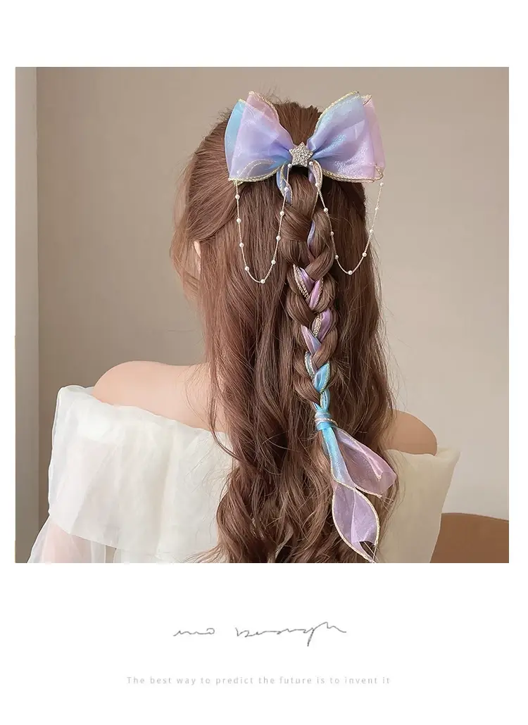 Fairy Pearl Bow Hairband for Girls Women — feature 4