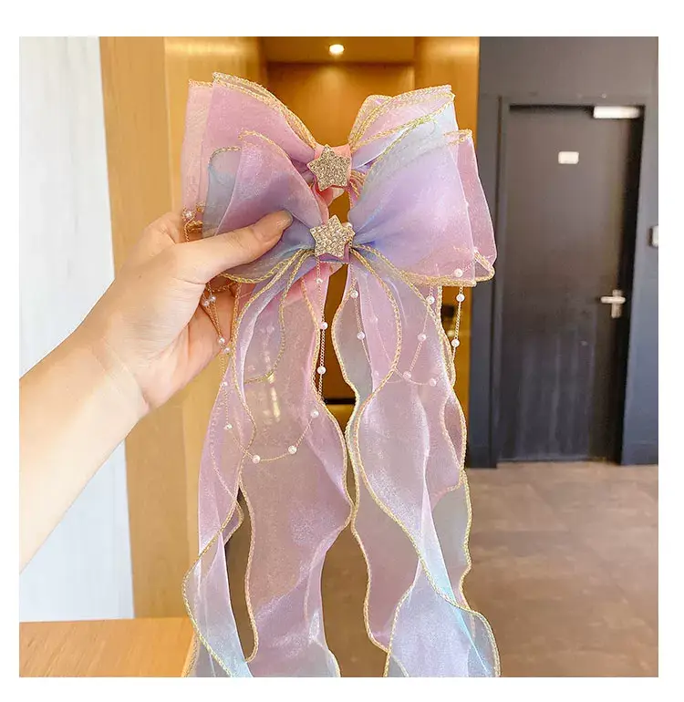 Fairy Pearl Bow Hairband for Girls Women — feature 5