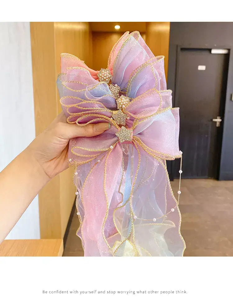 Fairy Pearl Bow Hairband for Girls Women — feature 8