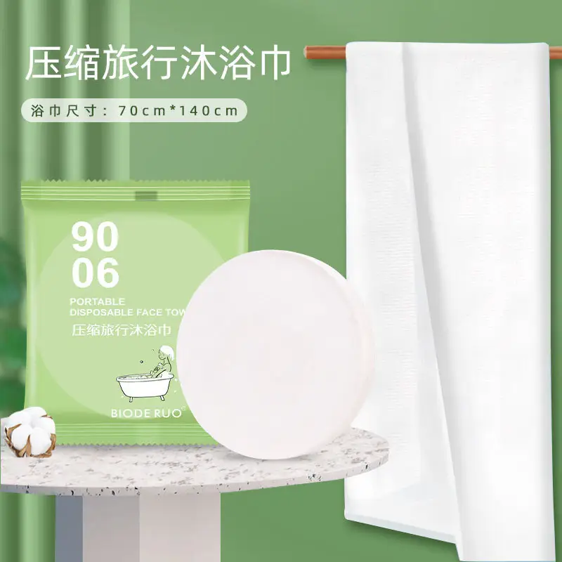 Portable Disposable Face Towel 9006 Green