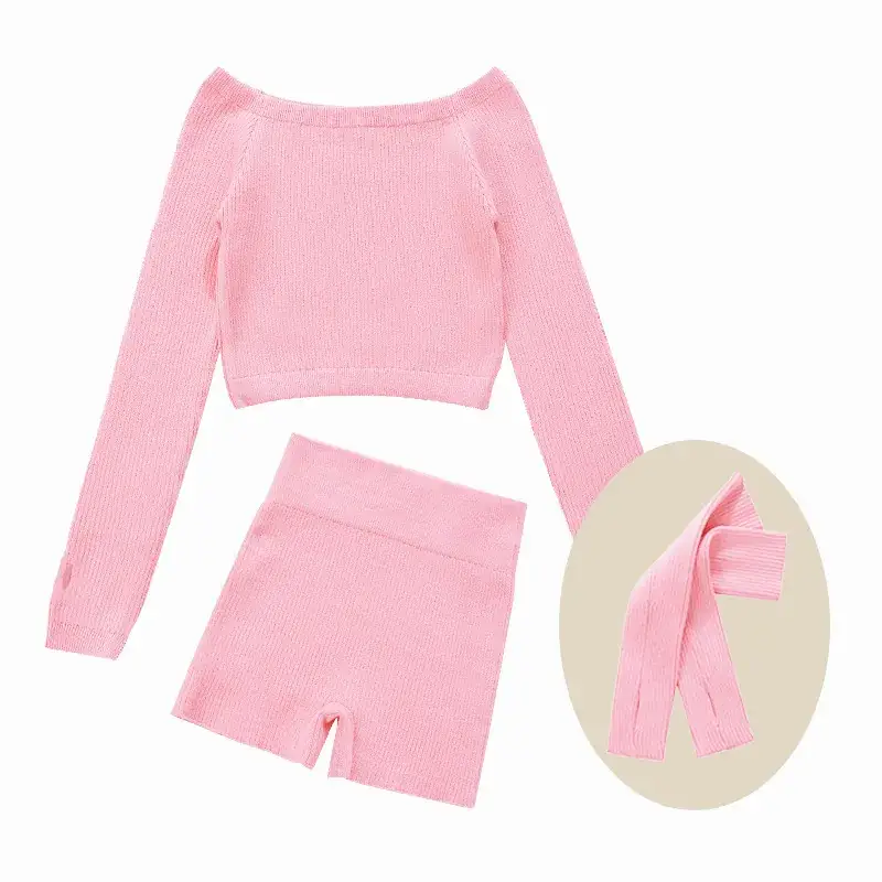 Pink Long Sleeve Kids Dance Sweater - Image 13