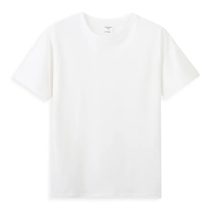 Men Cotton T-Shirt Red Short Sleeve Crew Neck 210g - Image 35