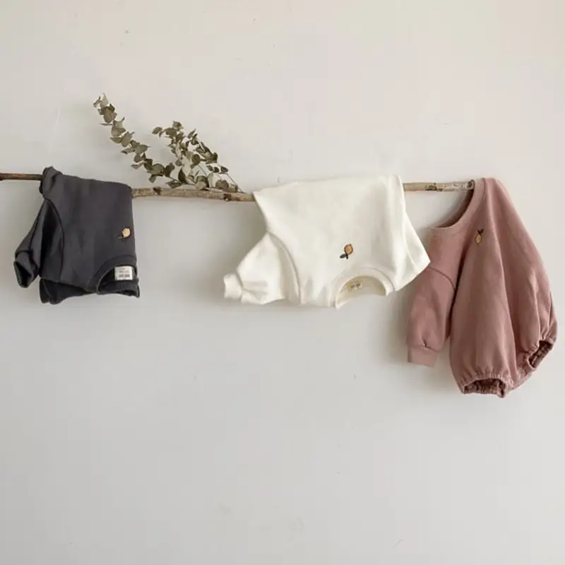 2024 Spring New Baby Romper Long Sleeve Crawling Suit Korean One-Piece Outing Suit - Image 5