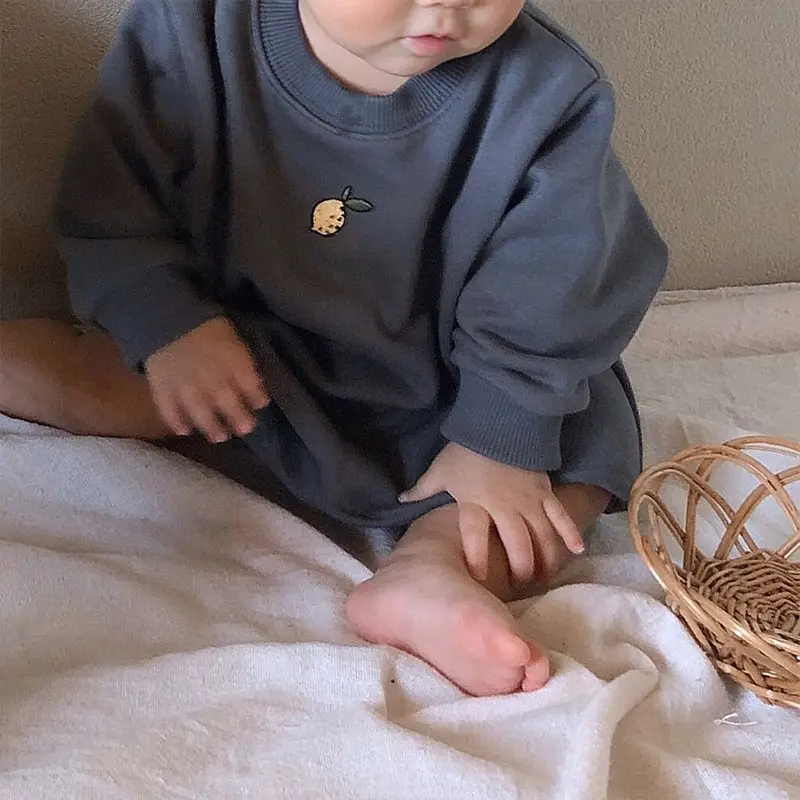 2024 Spring New Baby Romper Long Sleeve Crawling Suit Korean One-Piece Outing Suit - Image 8