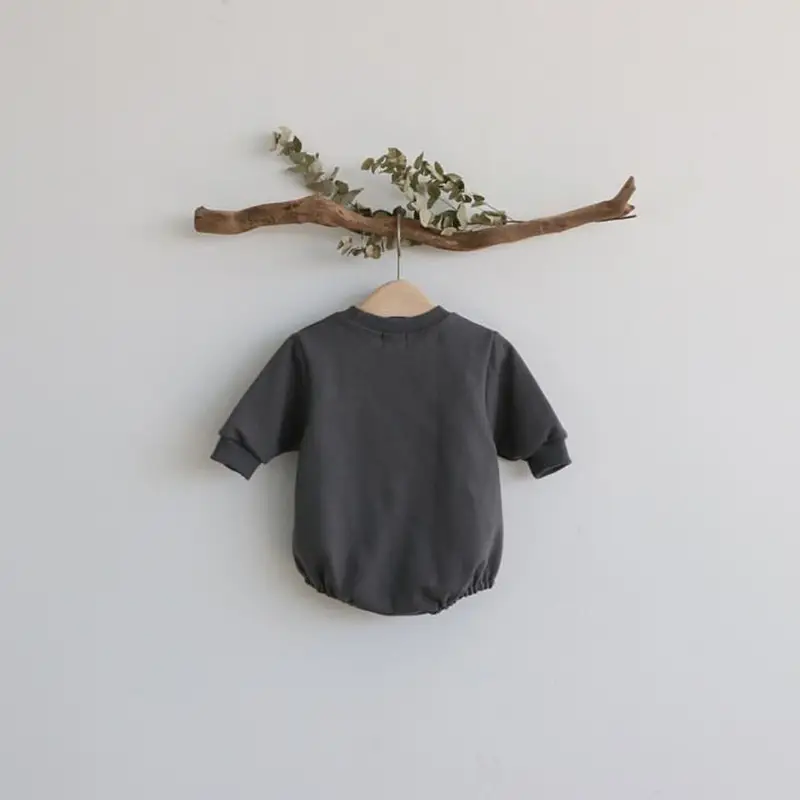 2024 Spring New Baby Romper Long Sleeve Crawling Suit Korean One-Piece Outing Suit - Image 3