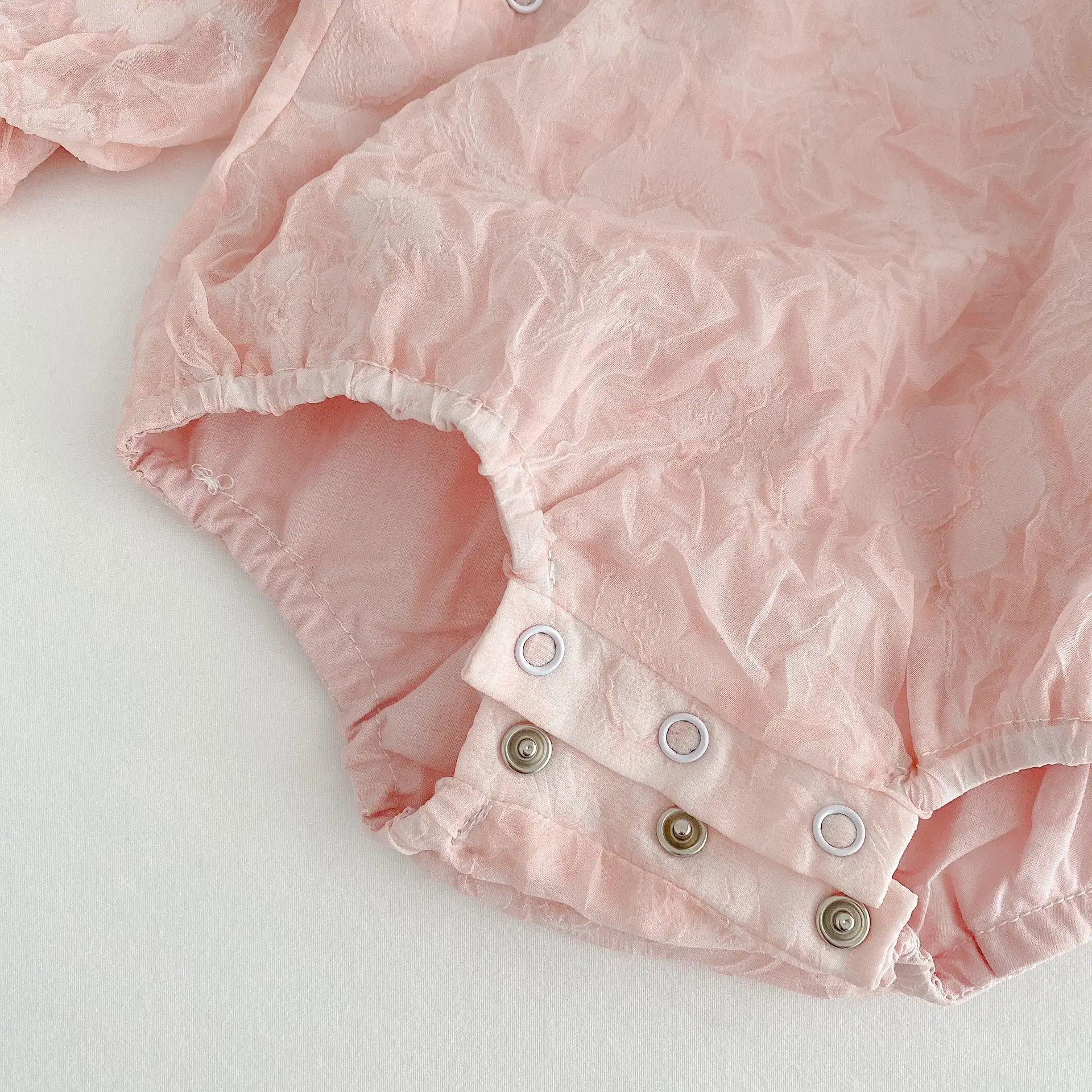 Baby Hanfu Jumpsuit Pink 0-2 Years Ethnic Style - Image 6
