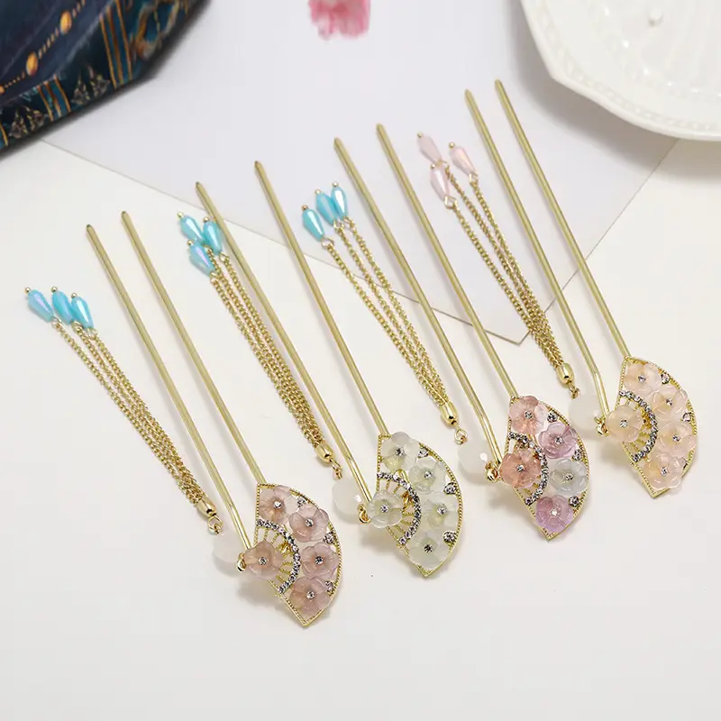 Ancient Alloy Tassel Hairpin for Women - Image 34