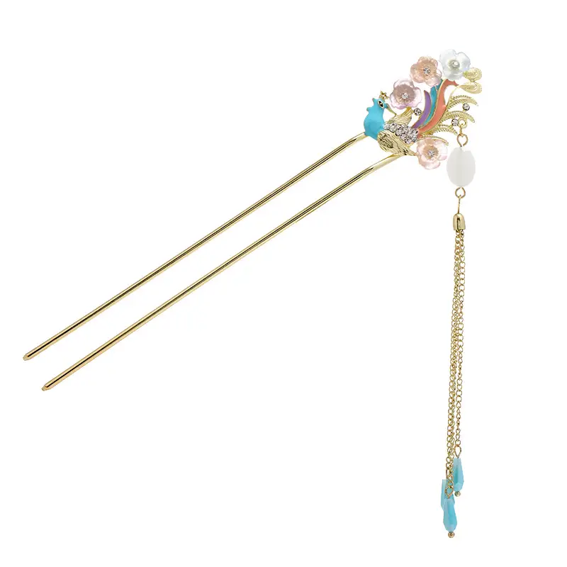 Ancient Alloy Tassel Hairpin for Women - Image 36