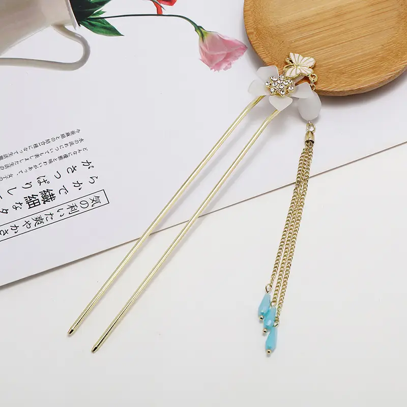 Ancient Alloy Tassel Hairpin for Women - Image 13
