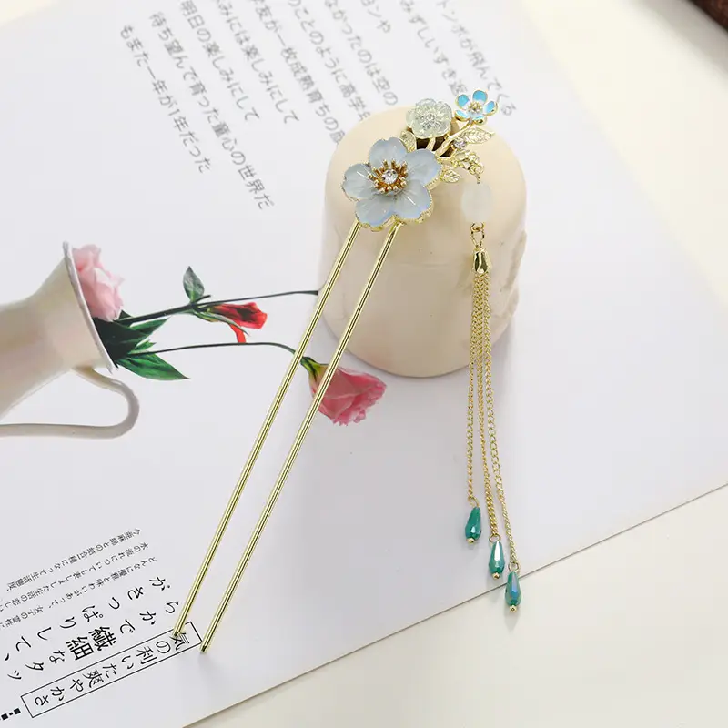 Ancient Alloy Tassel Hairpin for Women - Image 20