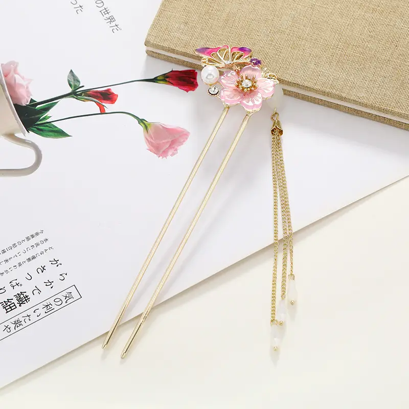 Ancient Alloy Tassel Hairpin for Women - Image 22