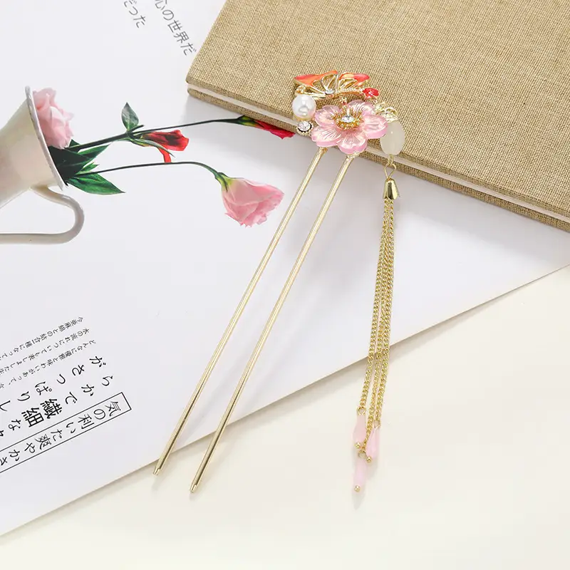 Ancient Alloy Tassel Hairpin for Women - Image 24