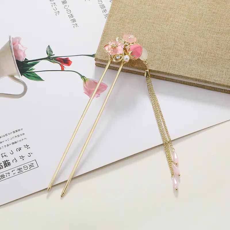 Ancient Alloy Tassel Hairpin for Women - Image 25