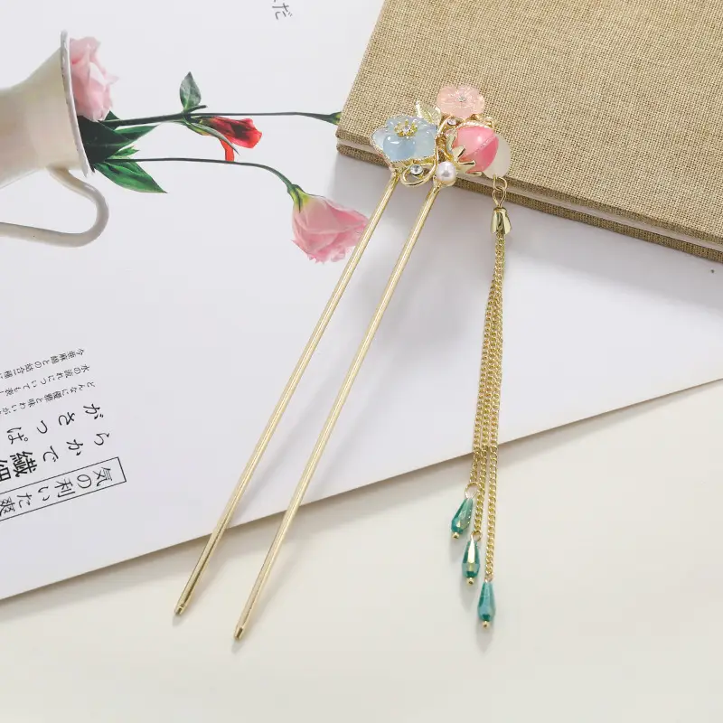 Ancient Alloy Tassel Hairpin for Women - Image 26