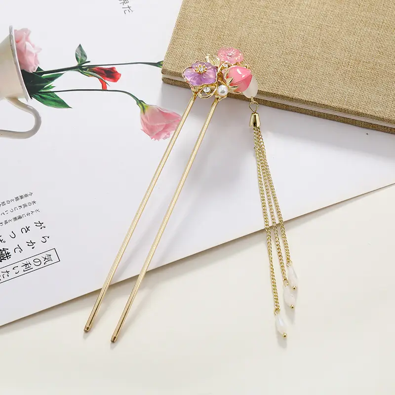 Ancient Alloy Tassel Hairpin for Women - Image 27