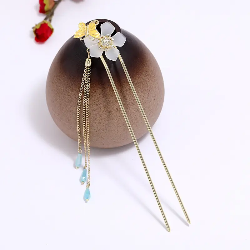 Ancient Alloy Tassel Hairpin for Women - Image 28