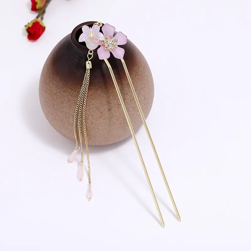 Ancient Alloy Tassel Hairpin for Women - Image 29