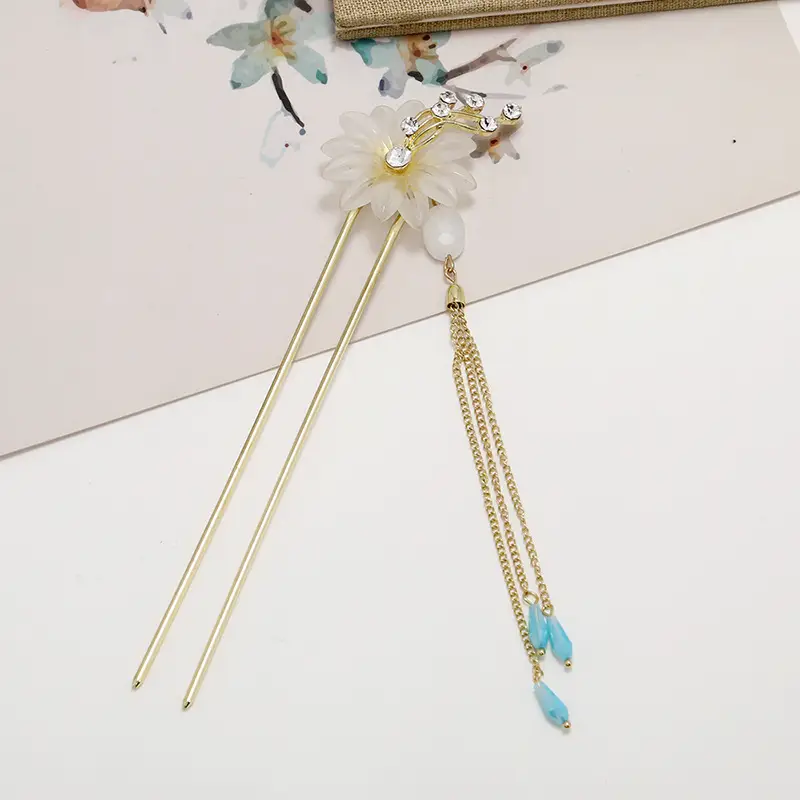 Ancient Alloy Tassel Hairpin for Women - Image 4