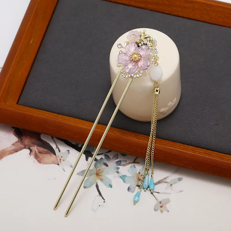 Ancient Alloy Tassel Hairpin for Women - Image 6