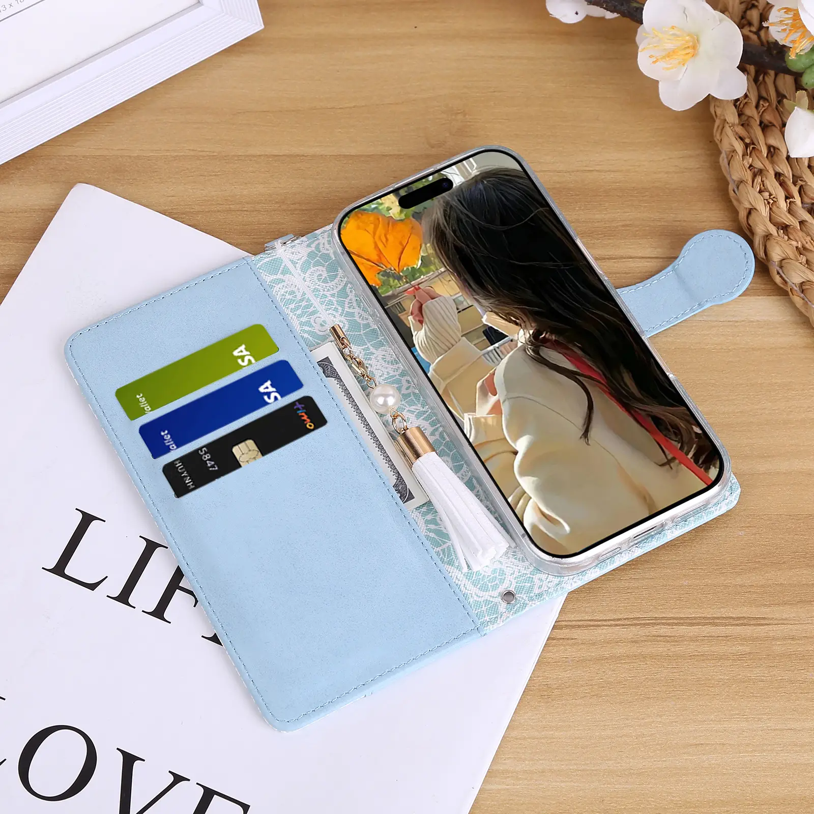 Galaxy S24 Ultra Magnetic Anti Drop Leather Case - Image 9